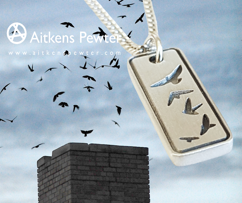 Chimney Swift Flight Pendant