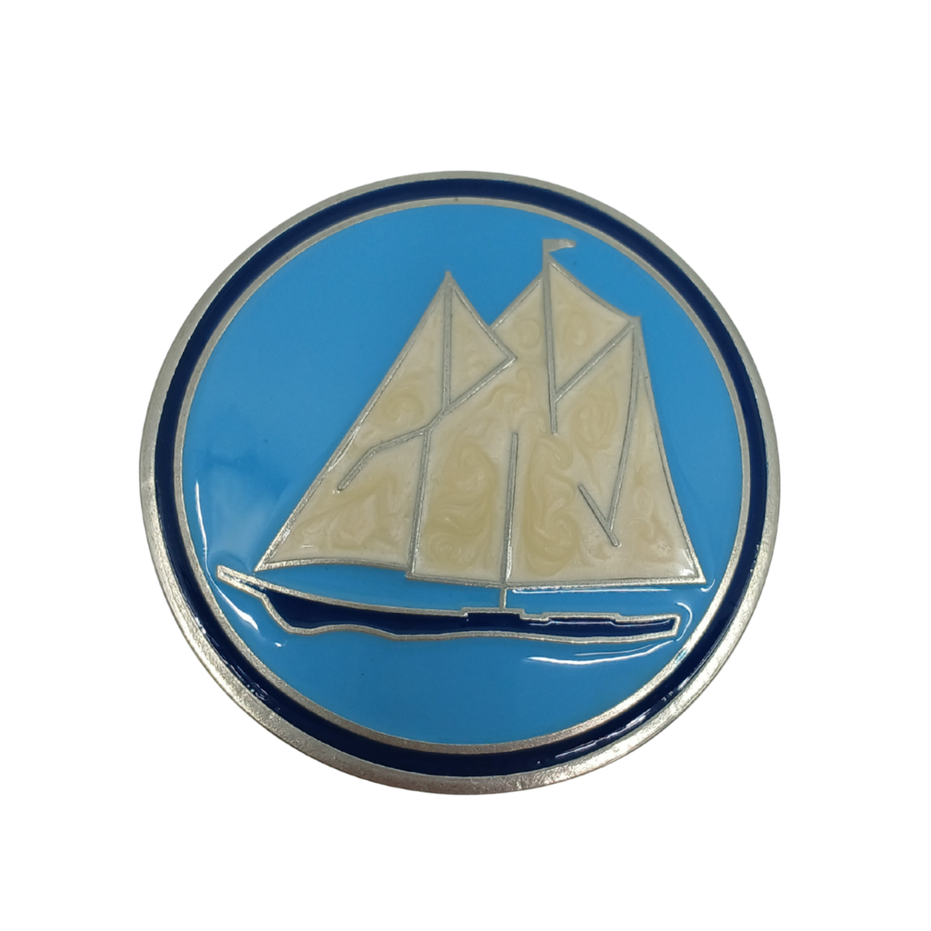 Bluenose Enameled Memory Box