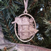 pewter new brunswick ornament on christmas tree