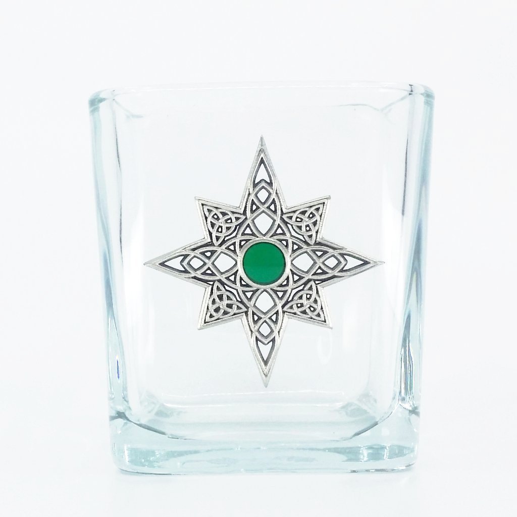 A Celtic Christmas Glass Votive