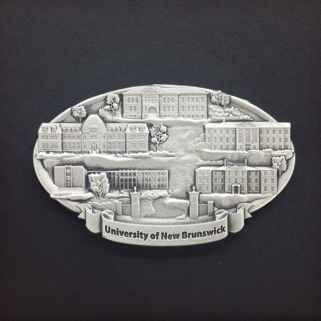 Framed The University of New Brunswick Collage Ornament