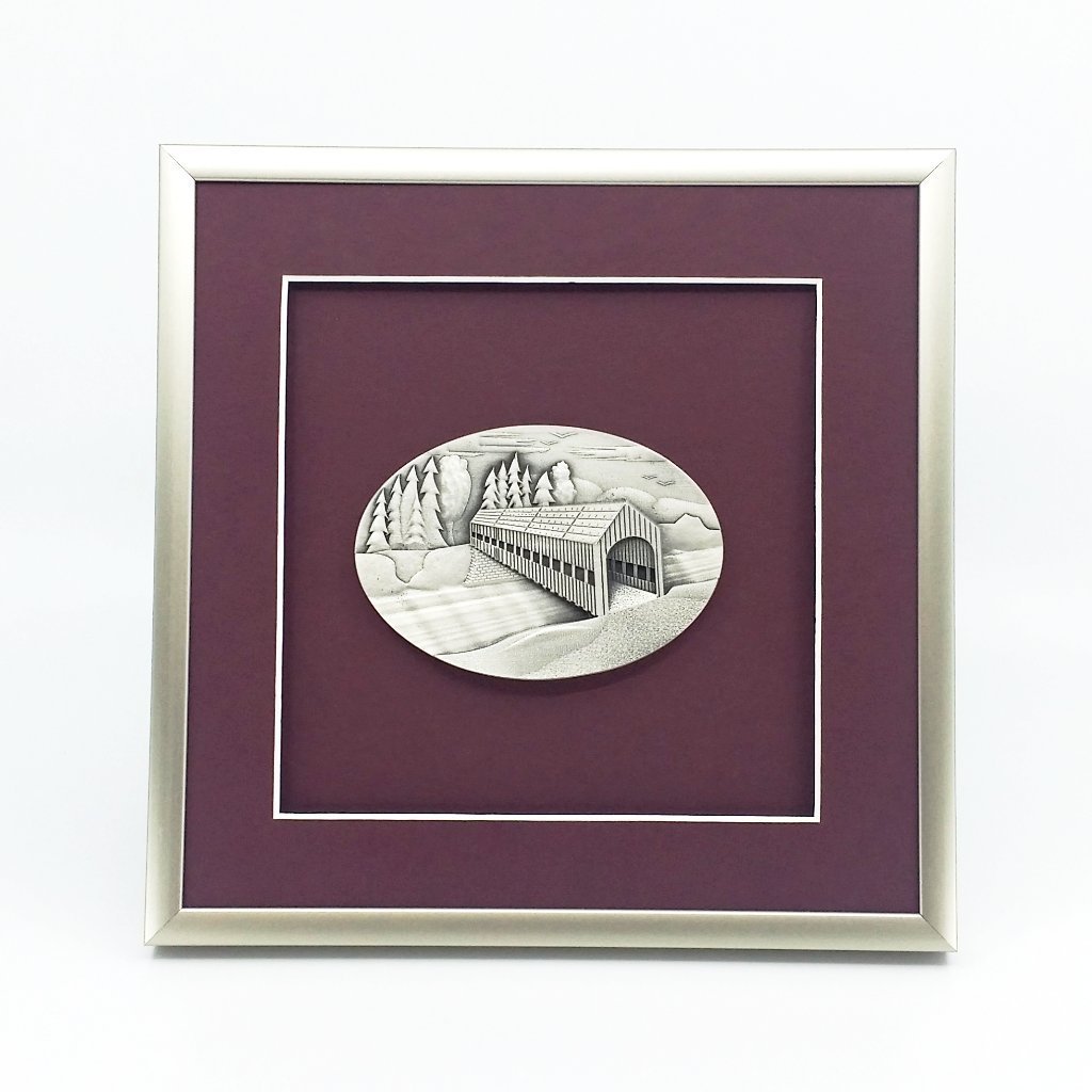 Framed Covered Bridge Crest