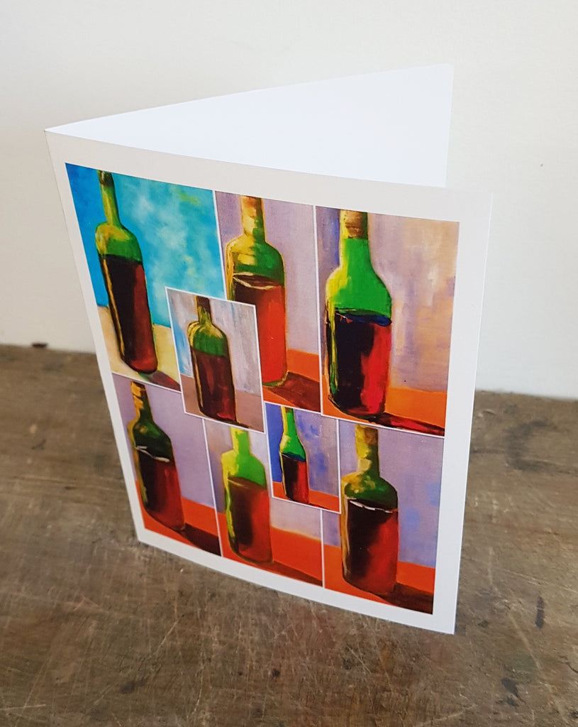 Wine Bottle Card
