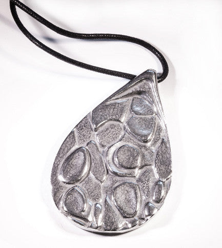 Bark Pewter Pendant