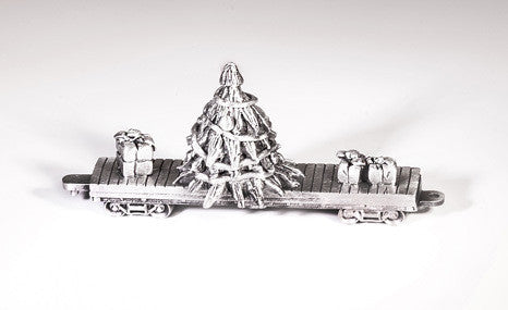 Christmas Tree Train Car Miniature
