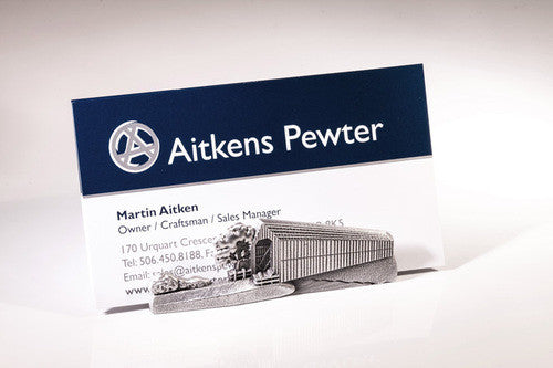 Covered Bridge Business Card Holder