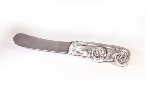Fiddlehead Pewter Spreader KNife