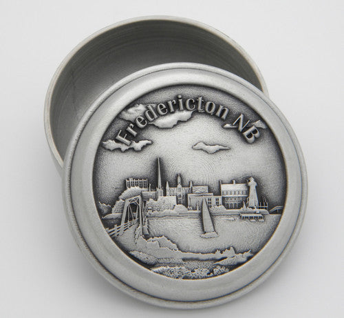 Fredericton Site Specific Pewter Memory Box