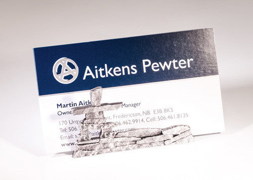 Inukshuk Business Card Holder