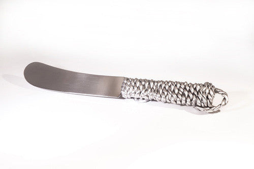 Rope & Knot Pewter Spreader Knife