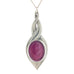 pink pewter allure pendant pewter jewelry
