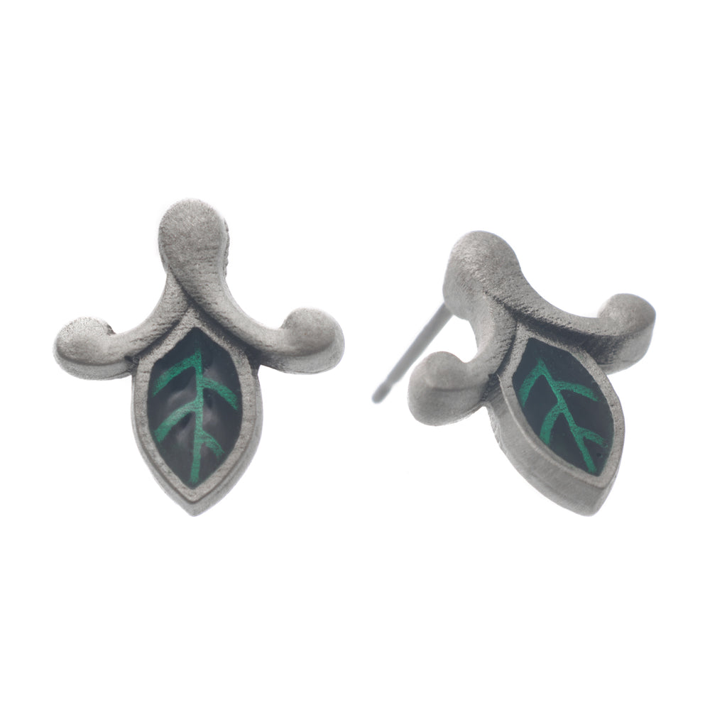 Devine Stud Earring. Made from Pewter. Made in Fredericton NB New Brunswick Canada