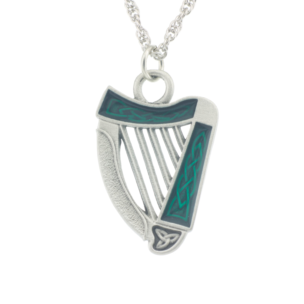 Irish Harp Pendant