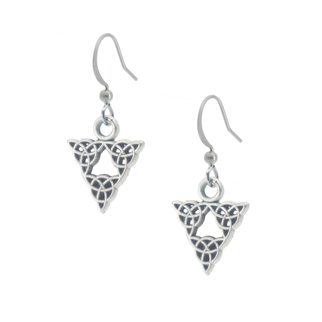 Irish Charm Earring. Made from Pewter. Made in Fredericton NB New Brunswick Canada