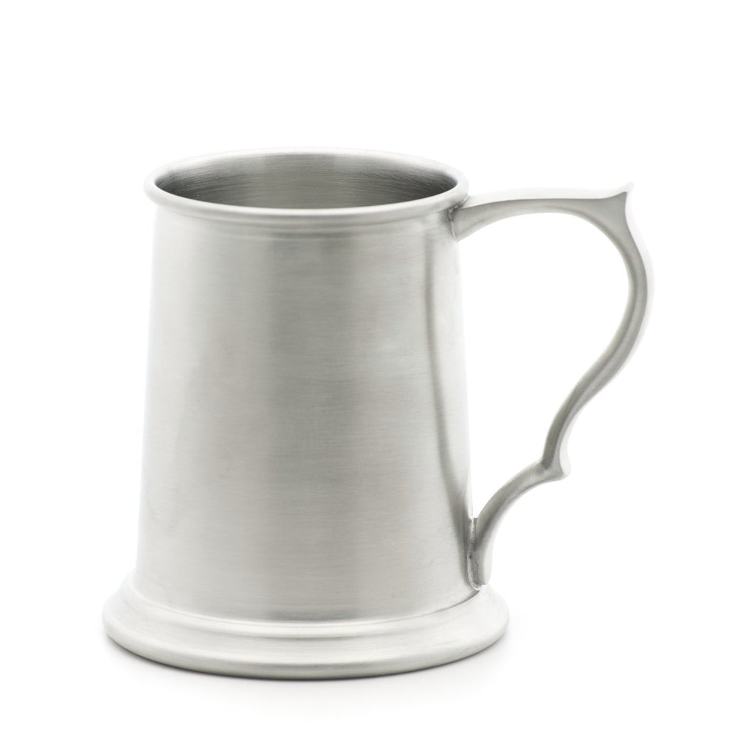 Military Mug. Beer Mug. Satin finish. Made from Pewter. Made in Fredericton NB New Brunswick Canada
