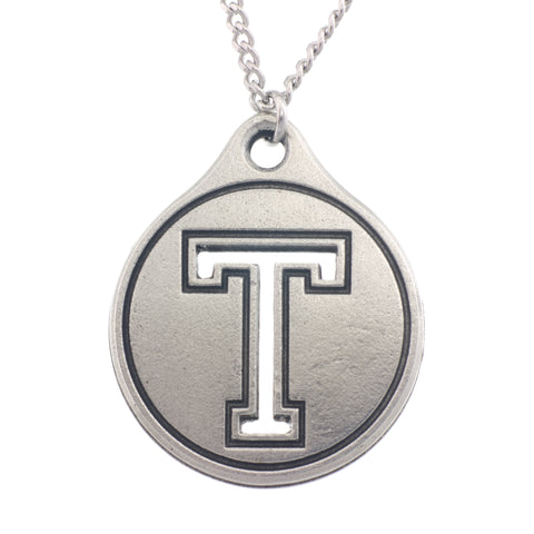 Saint Thomas University Pendant. STU. Made from Pewter. Necklace. Made in Fredericton NB New Brunswick Canada