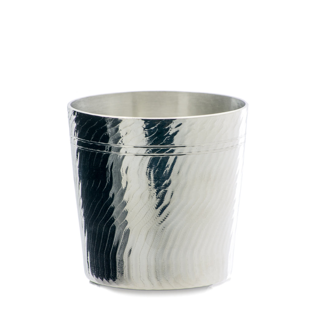 Scotch Goblet. Fancy finish. Made from Pewter. Made in Fredericton NB New Brunswick Canada