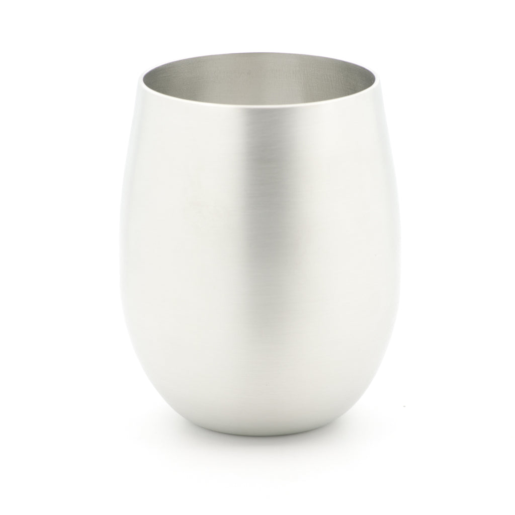 Red Wine Tumbler. Made from Pewter. Made in Fredericton NB New Brunswick Canada