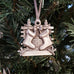 pewter stocking ornament on christmas tree mantelpiece ornament first christmas