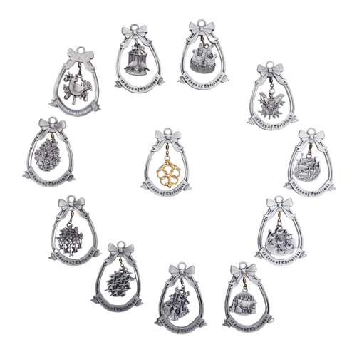 12 Days of Christmas Ornament - Set