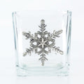 Winter Frost Glass Votive