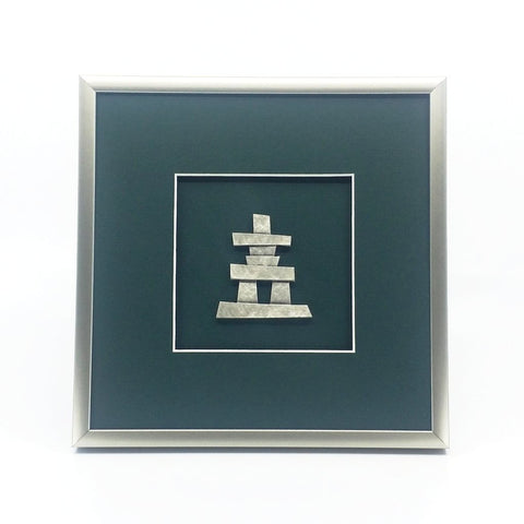 Framed Inukshuk Crest