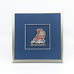 Framed Large Galley Crest with Enamel
