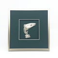 Framed Large Salmon Crest
