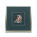 Framed Large Galley Crest with Enamel Without Text