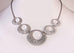 arctic hoop neckware pewter circle pendant