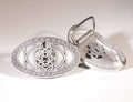 Large Celtic Knot Pewter Belt Buckle