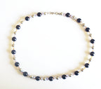 Black pearl Swarovski Crystal Neckwear