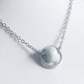 Seafoam Swarovski Crystal Pendant