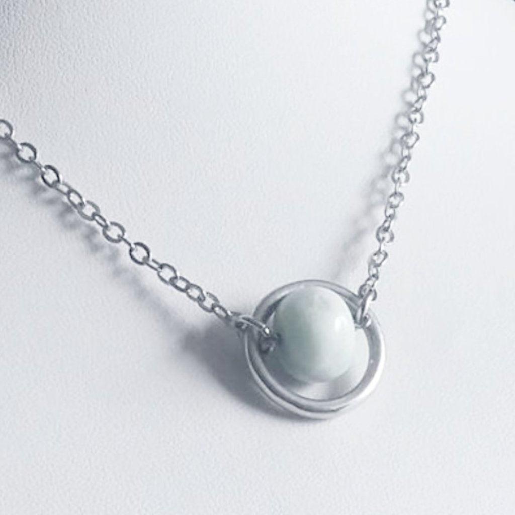 Seafoam Swarovski Crystal Pendant