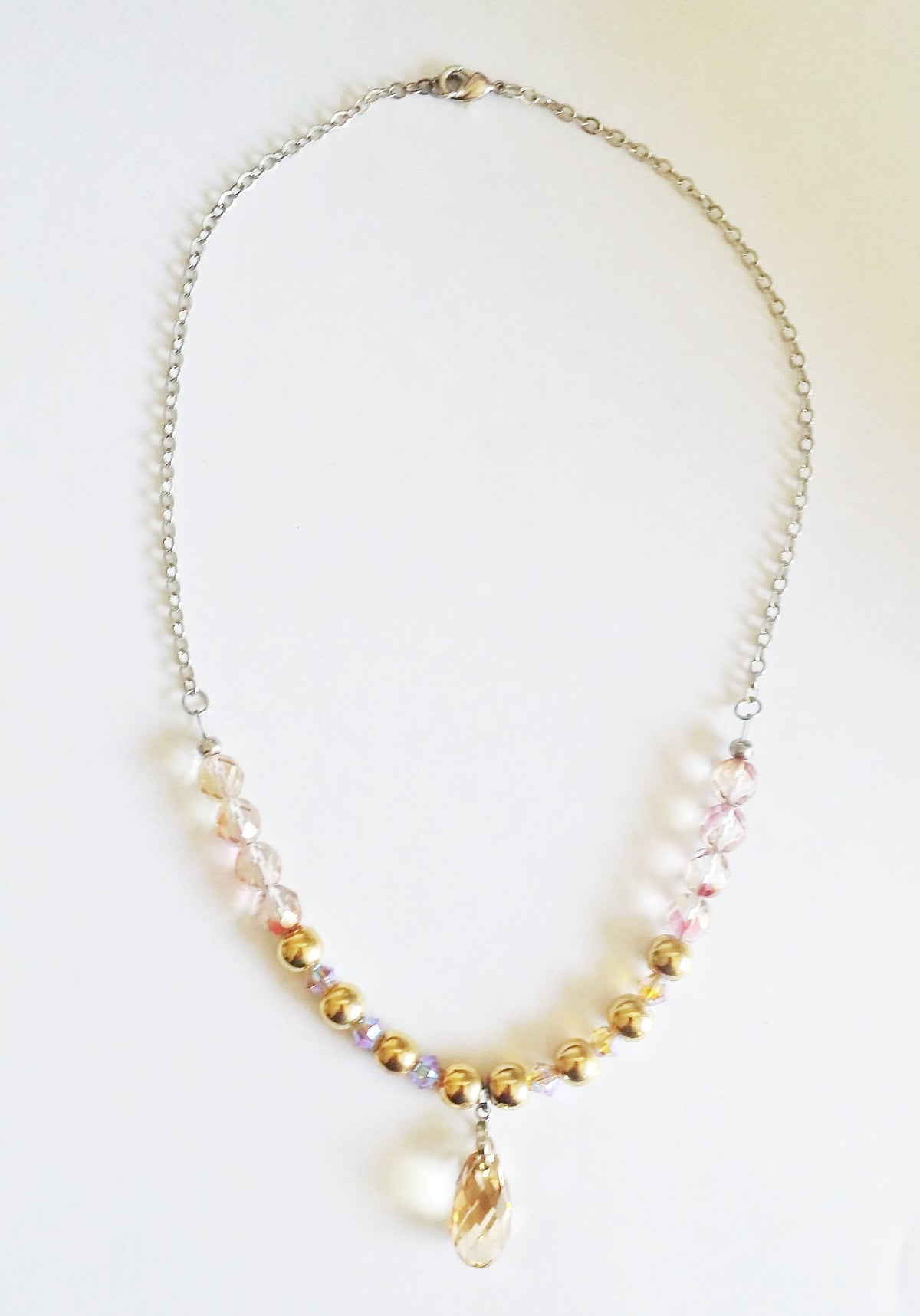 Golden Tear Swarovski Crystal Neckwear