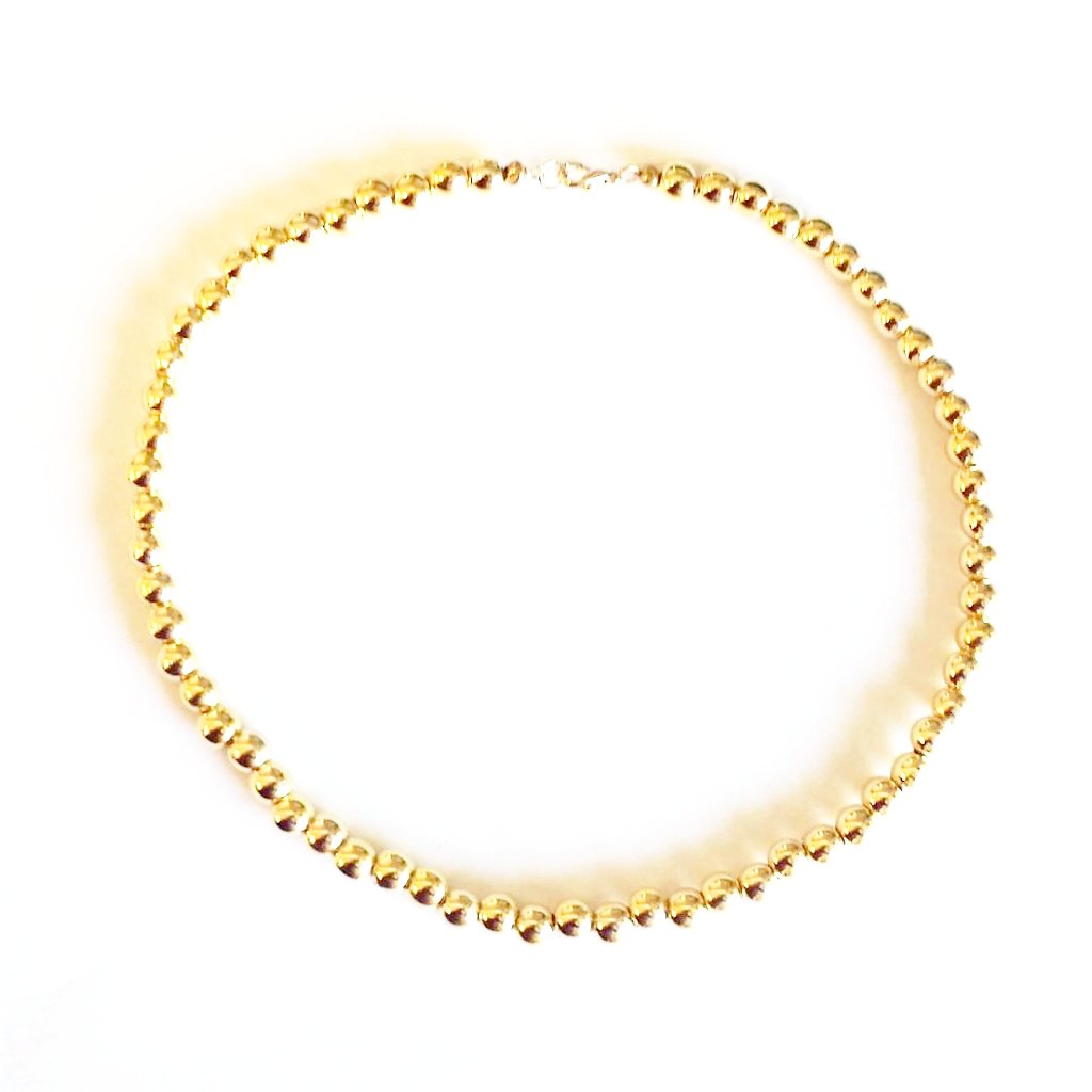 Gold Pearls Full String Neckwear