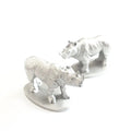 Miniatures Rhino Pair