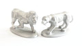Miniatures du couple de lions