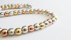 Tricolour Pearls Full String Neckwear