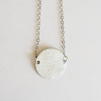 Hammered Pewter Pendant