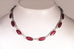 Deep Red  Inspiration Pewter Neckware