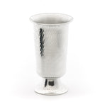 Child's Juice Goblet. Fancy finish. Made from Pewter. Made in Fredericton NB New Brunswick Canada