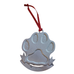Paw Print Memorial Ornament - Cat