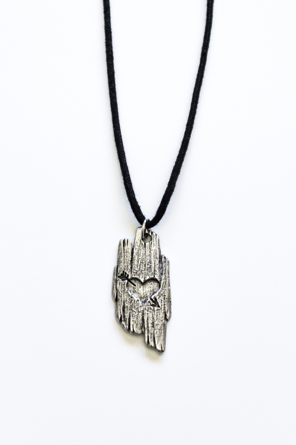 Cupid's Tree Pewter Pendant