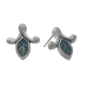 Devine Stud Earring. Made from Pewter. Made in Fredericton NB New Brunswick Canada