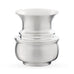 Small Freespun Vase. Satin finish variation. Made from Pewter. Made in Fredericton NB New Brunswick Canada