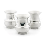 Small Freespun Vase. Various finishes. Made from Pewter. Made in Fredericton NB New Brunswick Canada