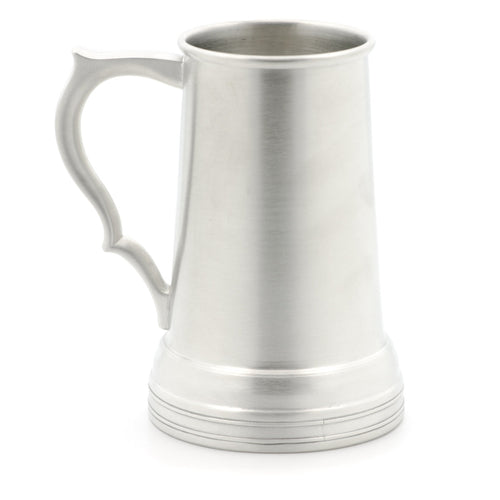 24 oz Military Mug. Beer Mug. Satin Finish. Made from Pewter. Made in Fredericton NB New Brunswick Canada