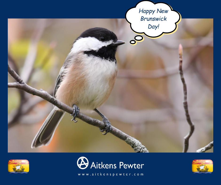 New Brunswick Chickadee Ornament