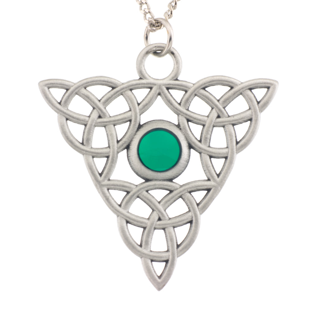 Irish Charm Pendant. Made from Pewter. Necklace. Made in Fredericton NB New Brunswick Canada